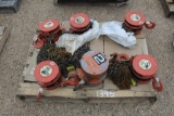 PALLET OF CHAIN HOISTS