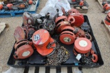 PALLET OF CHAIN HOISTS