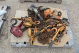 PALLET OF CHAIN HOISTS