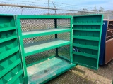 GREENLEE MESH CABINET ON ROLLERS