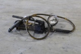 ENERPAC HYDRAULIC HAND PUMP WITH PSI GAUGE