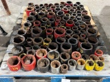 LOT OF ONE INCH AND LARGER SOCKETS