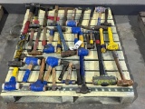 PALLET OF HAMMERS AND MAULS