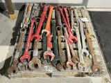 PALLET OF LARGE WRENCHES