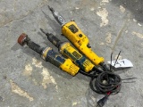 LOT OF THREE DEWALT DIE GRINDERS