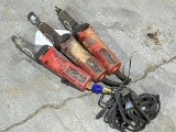 LOT OF THREE MILWAUKEE 2 INCH DIE GRINDERS