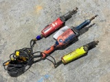 LOT OF THREE MILWAUKEE DIE GRINDERS