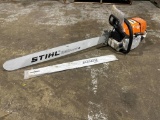 MS660 CHAINSAW WITH 2 BARS