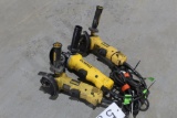 LOT OF THREE DEWALT ANGLE GRINDERS