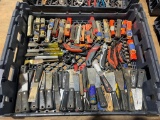 LOT OF ALLEN WRENCHES, CHISELS, AND SCRAPERS