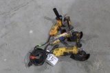 LOT OF THREE DEWALT 4 1/2 INCH ANGLE GRINDERS