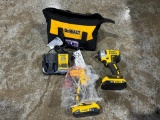 DEWALT DRILLS WITH CHARGER AND BATTERY