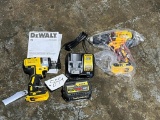 DEWALT DRILL AND IMPACT WITH CHARGER AND BATTERY