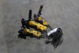 LOT OF THREE DEWALT 4 1/2 INCH ANGLE GRINDERS