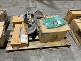 LOT OF FACE SHEILDS AND WELDING SHIRTS