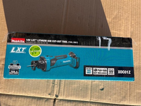 MAKITA 18V LXT CUT OUT TOOL APPEARS UNUSED