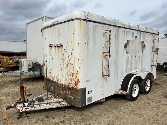 2000 TOP-HAL 14FT ENCLOSED TRAILER