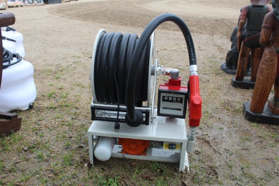 ELETRIC FUEL PUMP WITH GALLON METER APPEARS UNUSED