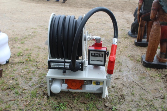 ELETRIC FUEL PUMP WITH GALLON METER APPEARS UNUSED