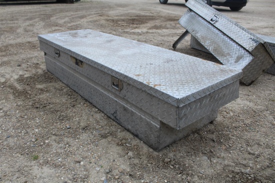 TRUCK TOOL BOX WITH TOOL TRAYS INSIDE
