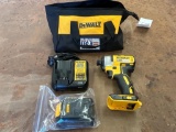 DEWALT DCF787 IMPACT DRIVER WITH BAG BATTERY AND CHARGER