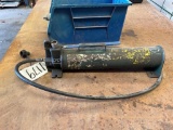HYDRAULIC PUMP AND ASSORTED HYDRAULIC RAMS