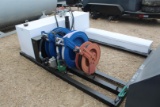 SKID WITH FUEL TANK, HOSE REELS WITH HOSE