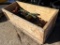 WOODEN BOX OF PIPE STANDS