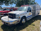 2003 FORD F-550 FIRE/RESCUE TRUCK
