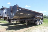 1999 TRAVIS 28FT DUMP TRAILER