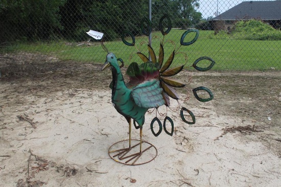 PEACOCK STATUE