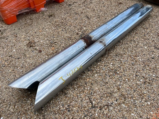SET OF STACKS EXHAUST PIPES FOR TRUCK