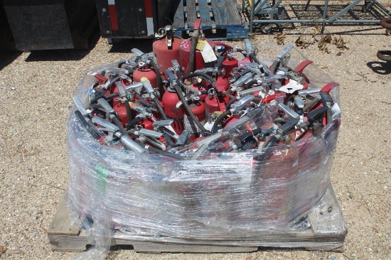 PALLET OF FIRE EXTINGUISHER