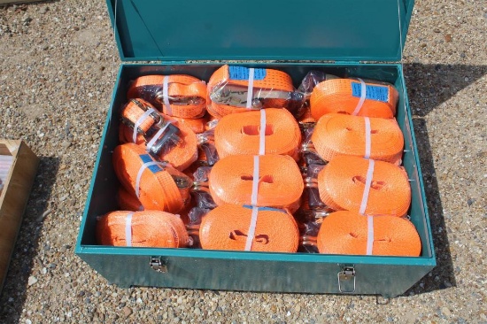 BOX OF WEBBING SLINGS