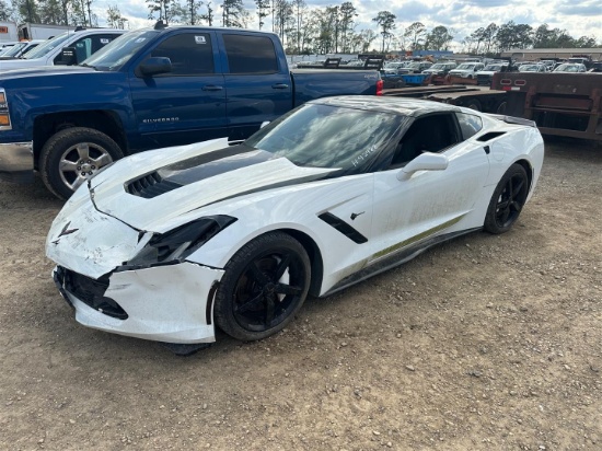 2014 CHEVROLET CORVETTE | CERTIFICATE OF DESTRUCTION