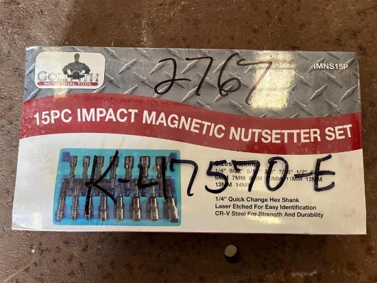 15PC IMPACT MAGNETIC NUTSETTER SET
