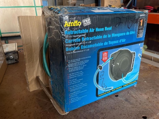RETRACTABLE AIR HOSE REEL
