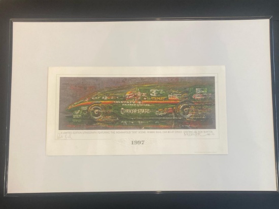 1996 ROBBIE BUHL SIGNED ROB BURTON PRINT