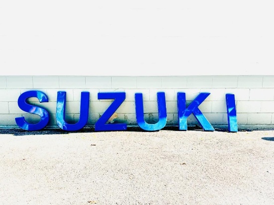 1970's SUZUKI DEALER SIGN | Offered at No Reserve