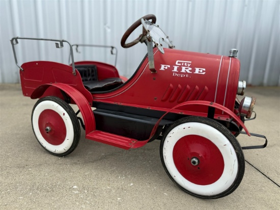 FIRE TRUCK PEDAL CAR