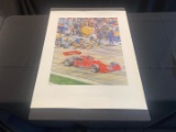 1977 AJ FOYT / JIM MCELREATH 4TH INDIANAPOLIS 500 VICTORY PRINT