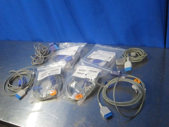 NELLCOR Interface Cable - Lot of 7 SPO2 Probe
