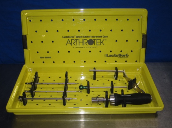 ARTHROTEK Lactoscrew Suture Anchor Instrument Case