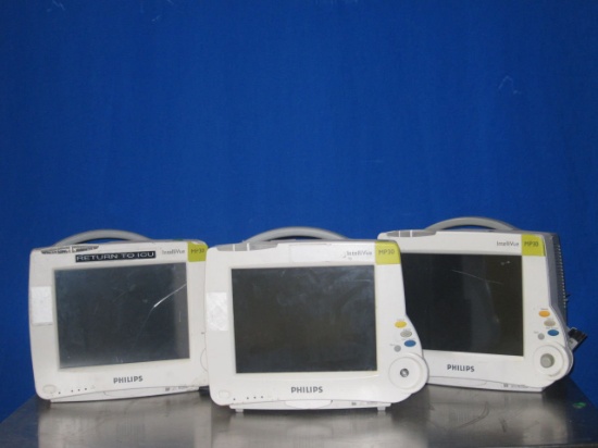 PHILIPS Intellivue MP30  - Lot of 3 Monitor