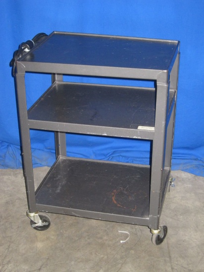 BRETFORD Rolling w/ Power Cable Pharmacy/Med Cart
