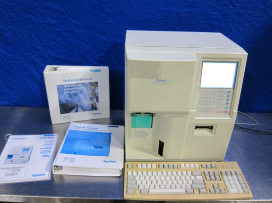 SYSMEX KX-21N w/ Keyboard and Manuals Hematology Analyzer