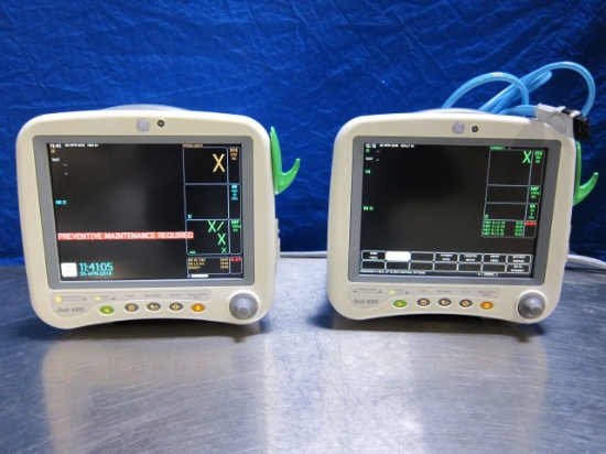 GE Dash 4000  - Lot of 2 Monitor