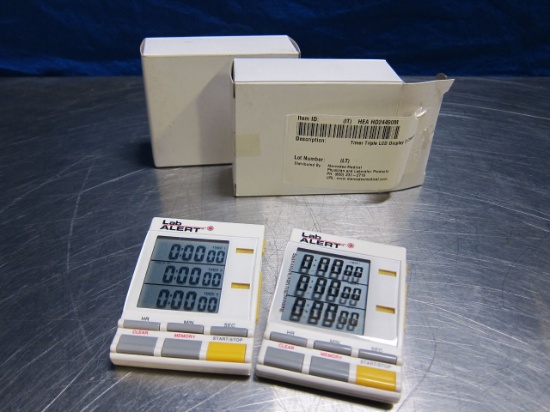 MERCEDES MEDICAL Lab Alert Timers - Lot of 2