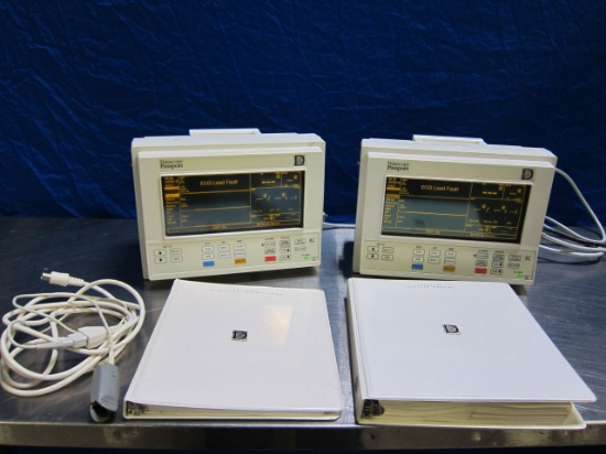 DATASCOPE Passport D w/ Manuals & 1 cord - Lot of 2 Monitor