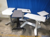 Rolling Electric Table - Lot of 5